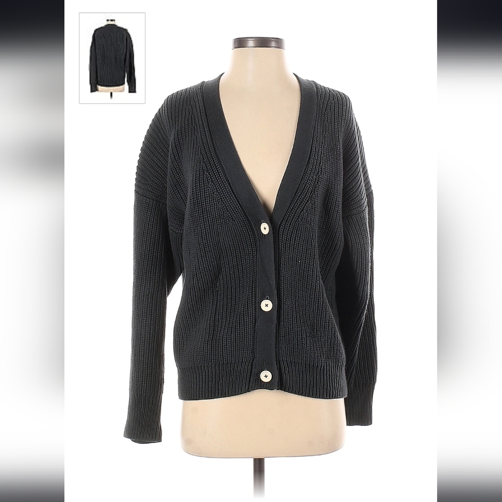 Tradlands Charcoal Shelter Cardigan
